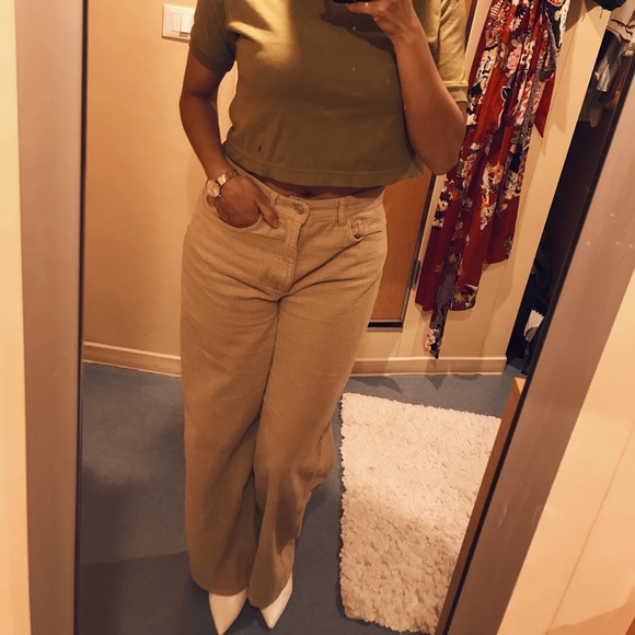 Zara Mom Fit/ Wide Leg pants - Picture 1 of 4